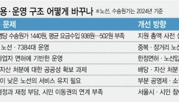적자 보전 상한선 두고…소외 노선은 市가 직접 맡아야