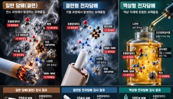 전자담배도 예외 없었다…국내 판매 담배 465종서 발암물질 검출
