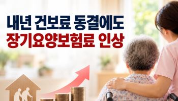 [속보]내년 건보료 동결에도 장기요양보험료 5.78% 인상