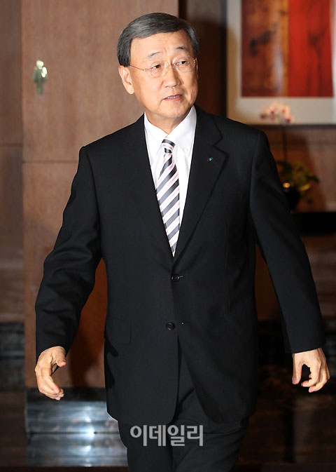 [포토]전경련 회장단 회의..박용현 두산 회장도 입장