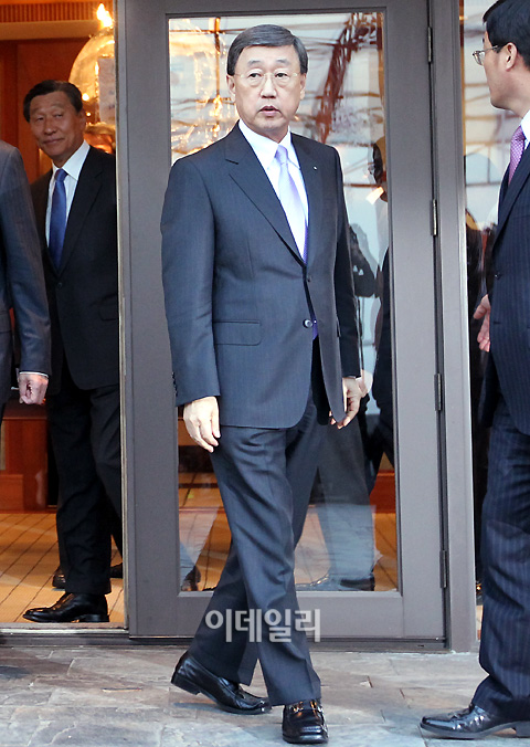 [포토]`재계의 신사` 박용현 두산 회장