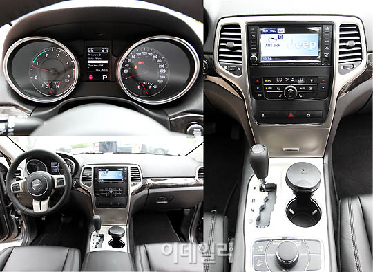 [포토]깔끔한 내부 인테리어 `Jeep 신형 그랜드 체로키 디젤`