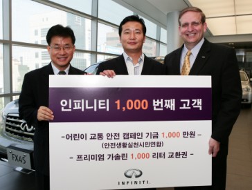 인피니티, 프리미엄 수입차중 최단기간 1천대 돌파