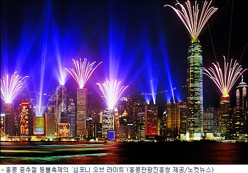 추석! 홍콩은 등불 천국으로 변한다