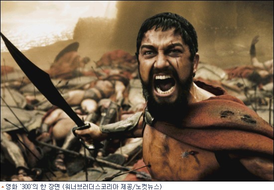 ‘300’ 배우들의 ‘빨래판 복근’도 그래픽?