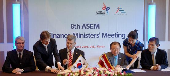 韓·라트비아 조세조약 체결 서명-ASEM