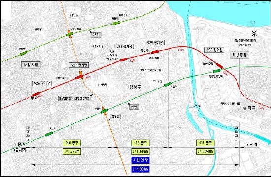 지하철 9호선 2단계구간 건립계획 확정