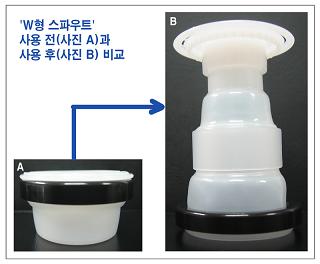 대륙제관, `W형 스파우트` 특허 취득