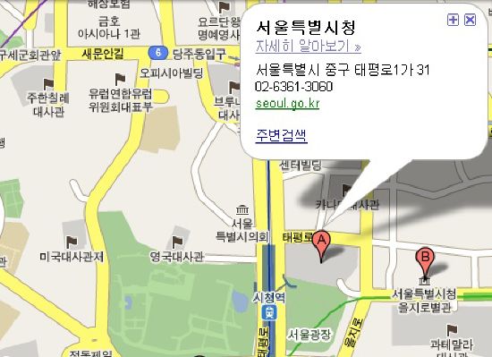 구글코리아, 한국판 지도 선봬..개방형 `눈길`