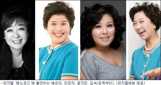 혜은이·이영자·김숙, 뮤지컬 ''메노포즈'' 폐경기 중년女로