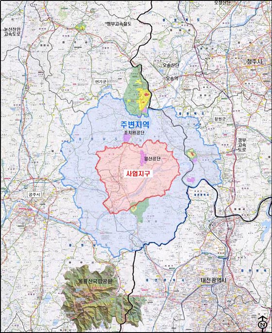 (세종시)4만가구 들어설 `주변지역`은 어디