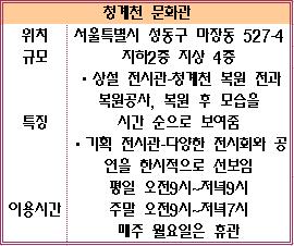 (서울 新명물)청계천을 즐겨라 `청계천 문화관`