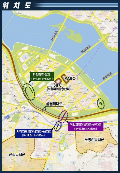 여의도 교통정체 해소방안 마련.. 2013년 착공