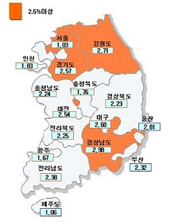 올해 공시지가 1.98% 상승..세부담 증가 `미미`