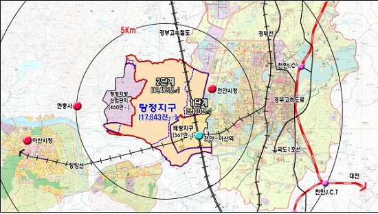 아산탕정2단계·오산세교3지구 `백지화` 확정