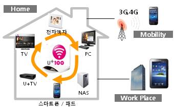 LG U+ `TV로 보던 영화, 스마트폰으로 이어 본다`