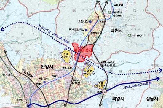 과천에 1만가구 보금자리 단지 들어선다