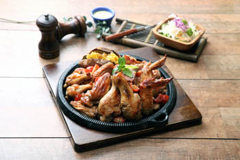 이탈리아산 화덕에 구운 치킨 맛 어때?