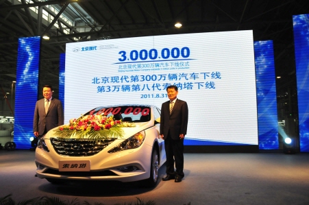'현대차, 중국이 놀랐다'..생산 최단기간 300만대 돌파
