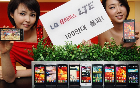 LG 옵티머스 LTE, 100만대 판매 돌파