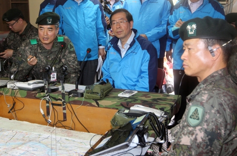 박원순 서울시장, 재난 대비 현장점검 나서