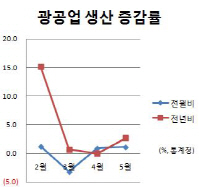 5월 소비호조 '징검다리 연휴 효과'..경기낙관론 금물