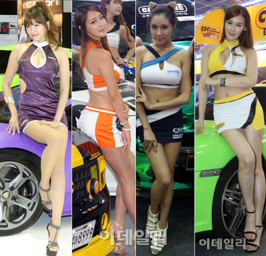 `서울오토살롱` 8등신 미녀들 한자리에..                                                                                                                                                            