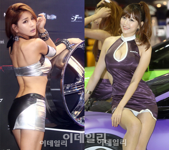 `서울오토살롱` 격한 S라인 뽐내는 모델들                                                                                                                                                           