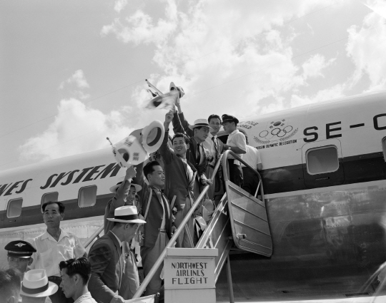 제17회 로마올림픽 출전 선수 출국                                                                                                                                                                  