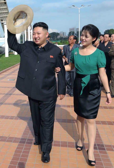 [포토]브란젤리나 커플만큼 유명한 김정은-리설주 부부