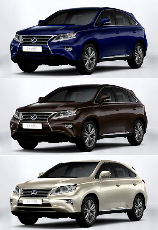 렉서스 `RX 450h` 다양한 컬러의 럭셔리 SUV                                                                                                                                                         