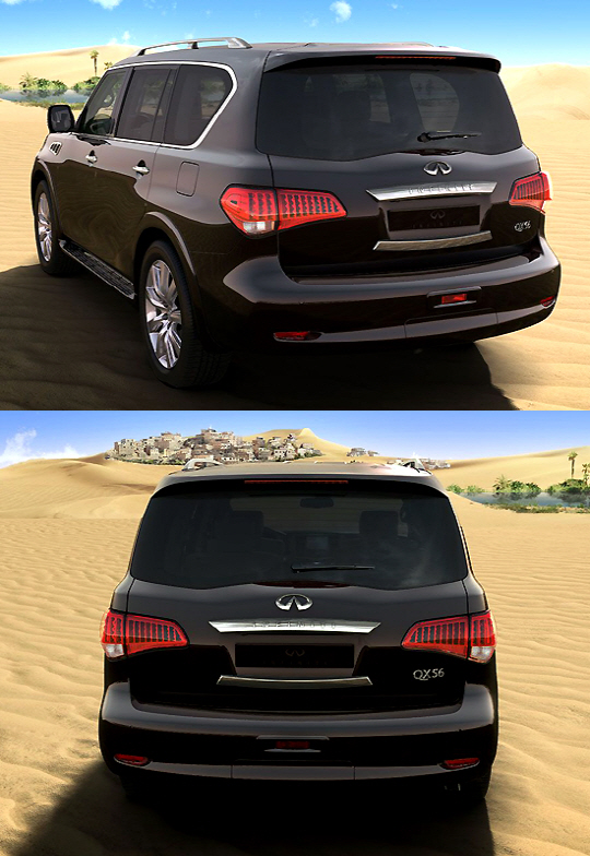  `인피니티 QX` 물결치는 리어램프                                                                                                                                                                  