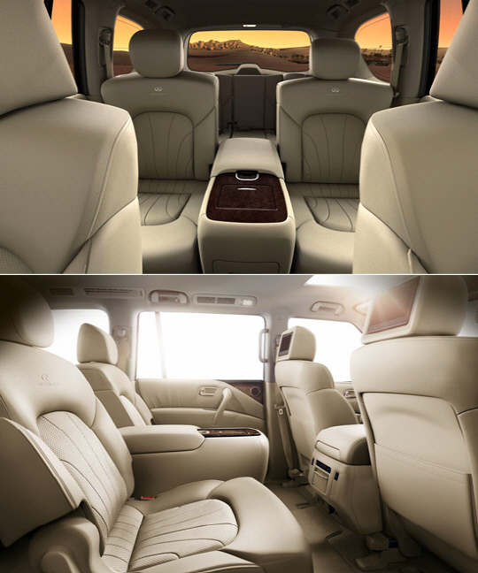  `인피니티 QX` 넓은 실내 공간                                                                                                                                                                     