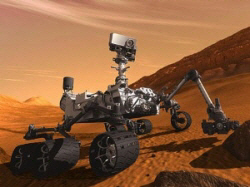 탐사로봇 큐리오시티 화성 착륙..'생명체 찾아라'