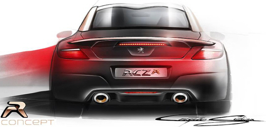 푸조 `RCZ R` 스타일리쉬한 뒤태                                                                                                                                                                    