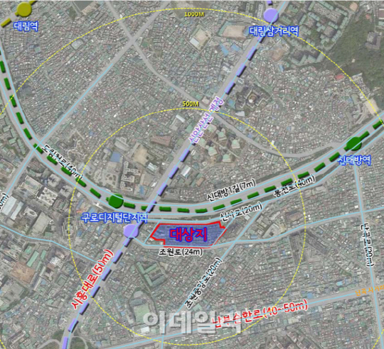 서울시 신림동 강남아파트 재건축, 1124가구 공급