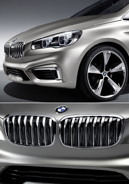 BMW `액티브 투어러`의 웅장한 키드니 그릴                                                                                                                                                          