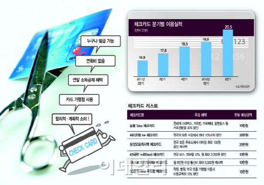 '지출 다이어트' 6개의 체크카드