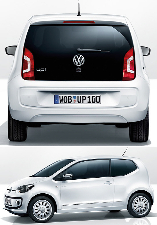 폭스바겐 UP! 뒷모습이 더 매력적인 車                                                                                                                                                              
