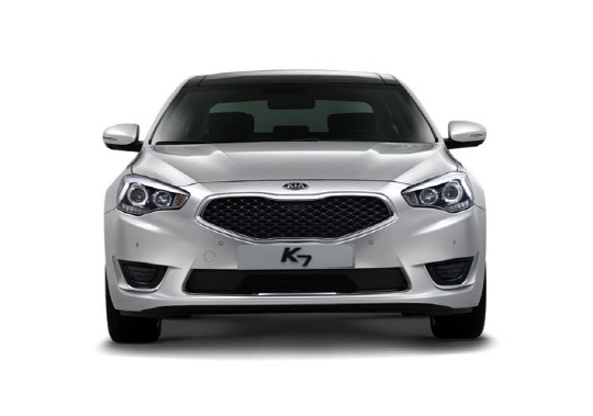 [포토]기아차 `더뉴 K7` 돋보이는 호랑이코 그릴