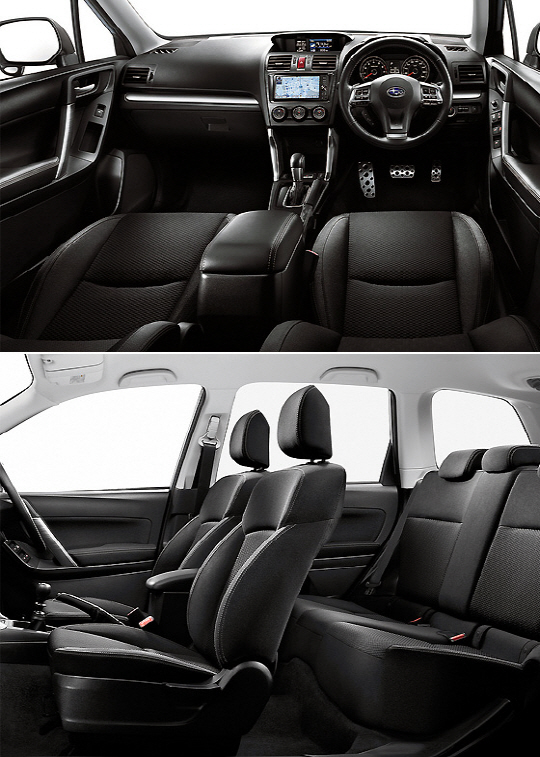 스바루 `2014 뉴 포레스터` 깔끔한 실내 디자인                                                                                                                                                      