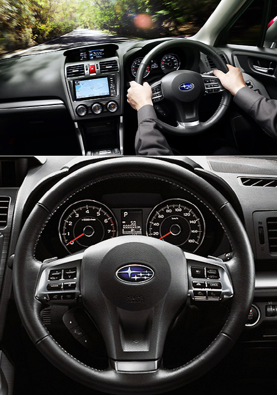 스바루 `2014 뉴 포레스터` 스티어링 휠                                                                                                                                                             