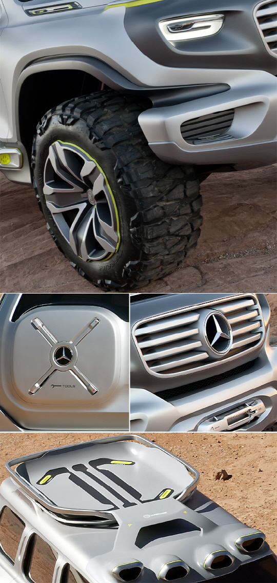 벤츠 콘셉트카 `에너지 포스` 세부 익스테리어                                                                                                                                                       