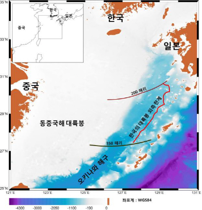 정부, 대륙붕 경계안 유엔 제출..한·중·일 분쟁 본격화