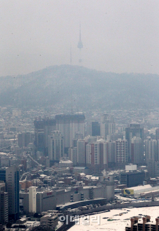 [포토]눈 내린 남산