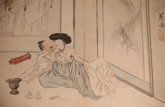  전 단원 신윤복의 춘화                                                                                                                                                                            