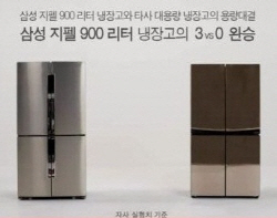 &quot;냉장고 용량 허위&quot; LG, 삼성에 100억대 손배소송                                                                                                                                                