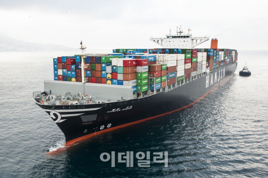 한진해운, 선박 정시도착률 세계 1위