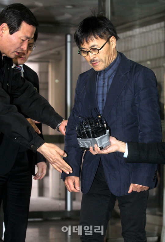 영장실질심사 받는 헤어디자이너 박준                                                                                                                                                               