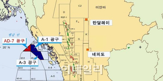 대우인터, 호주서 미얀마 AD-7광구 지분투자 유치